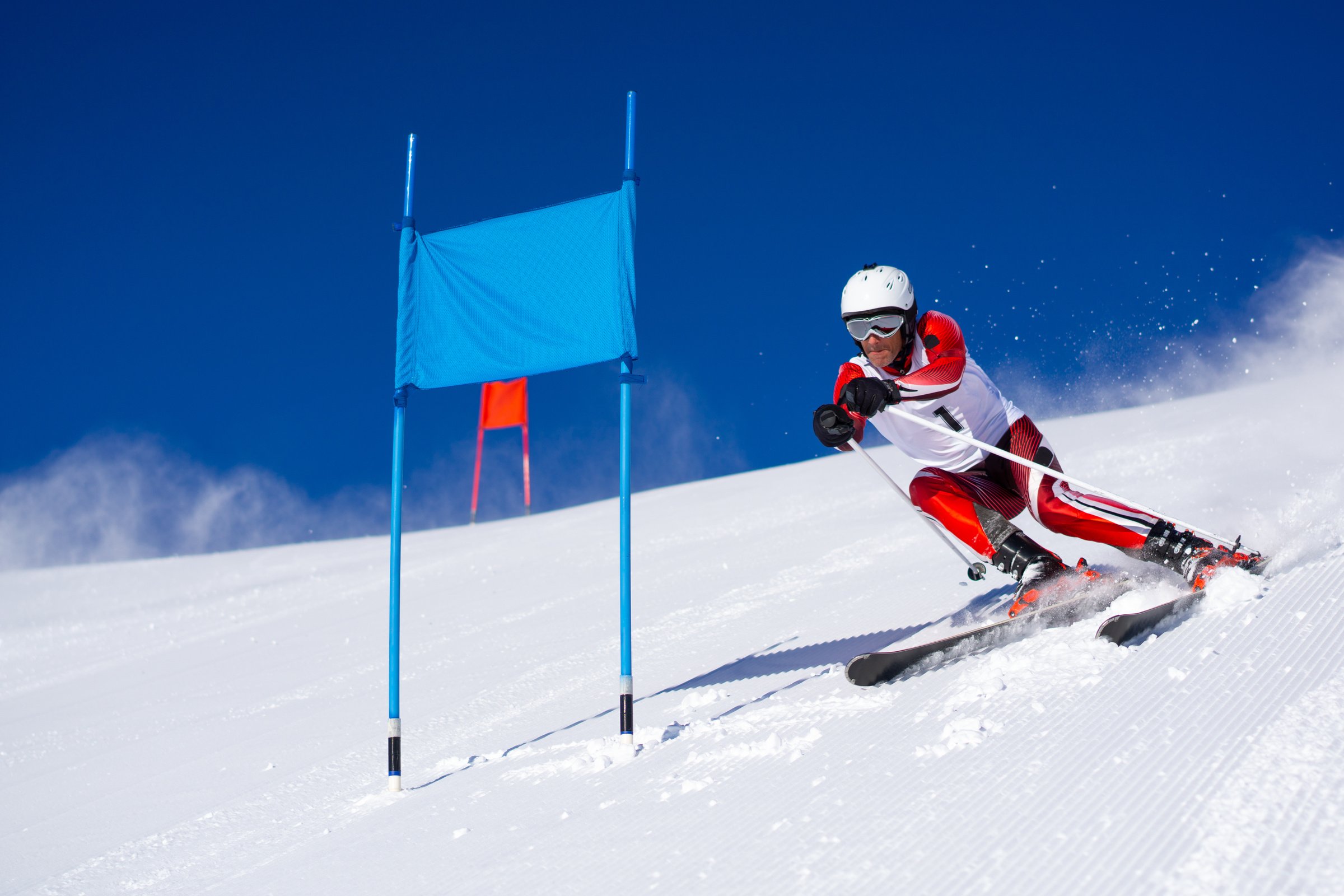 season opener glacier alpine ski race men